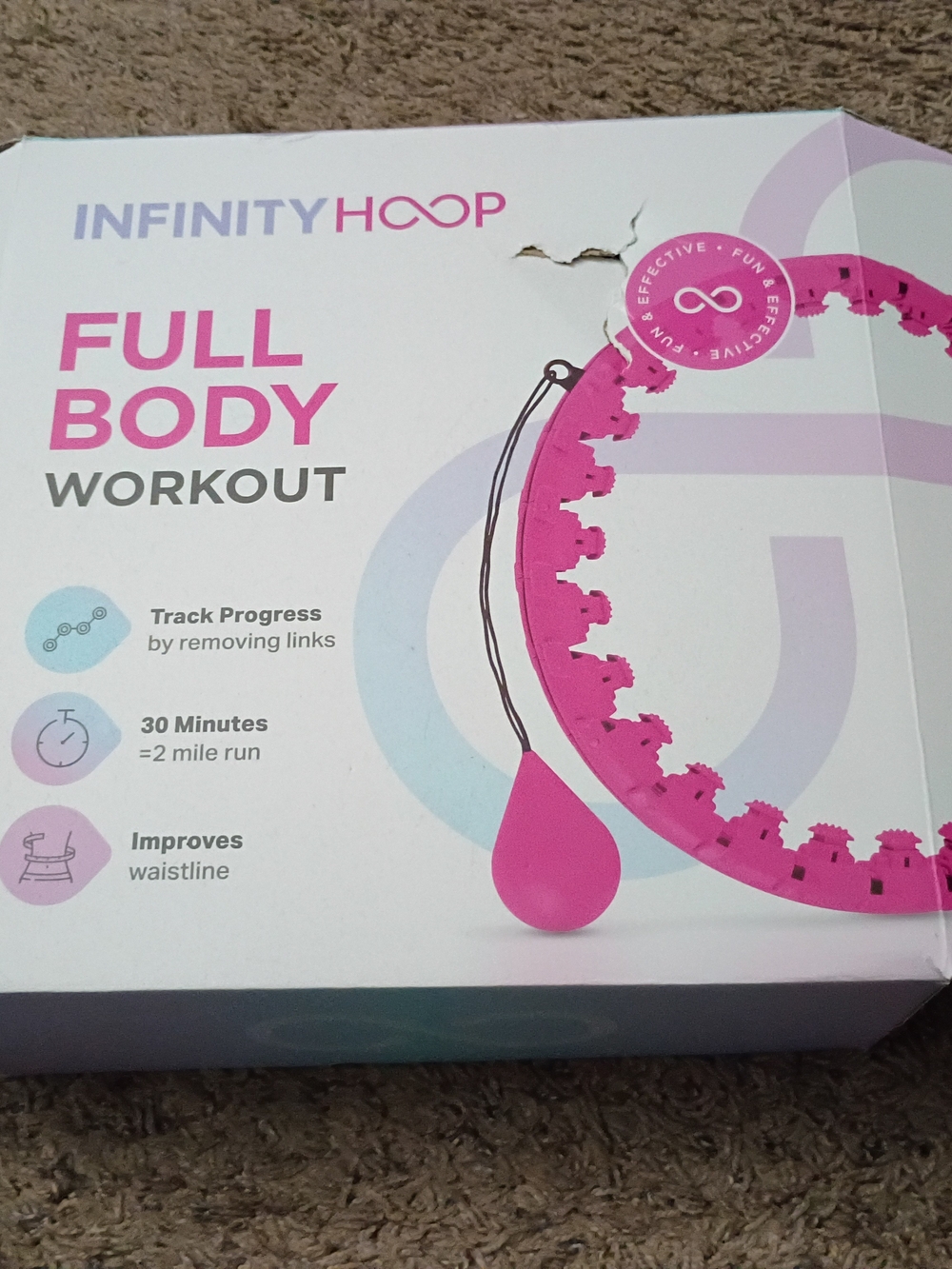 INFINITY HOOP Teal Fitness Ring With Sweat Band (S-XXL) - Picture 2 of 8